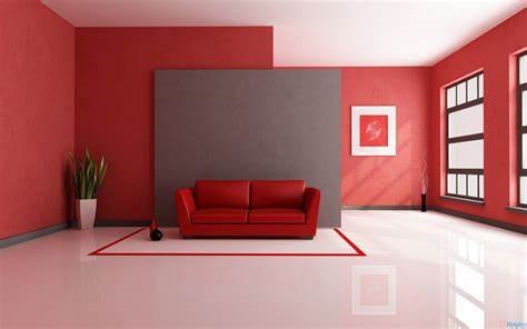نقش رنگ قرمز در طراحی داخلی (3)