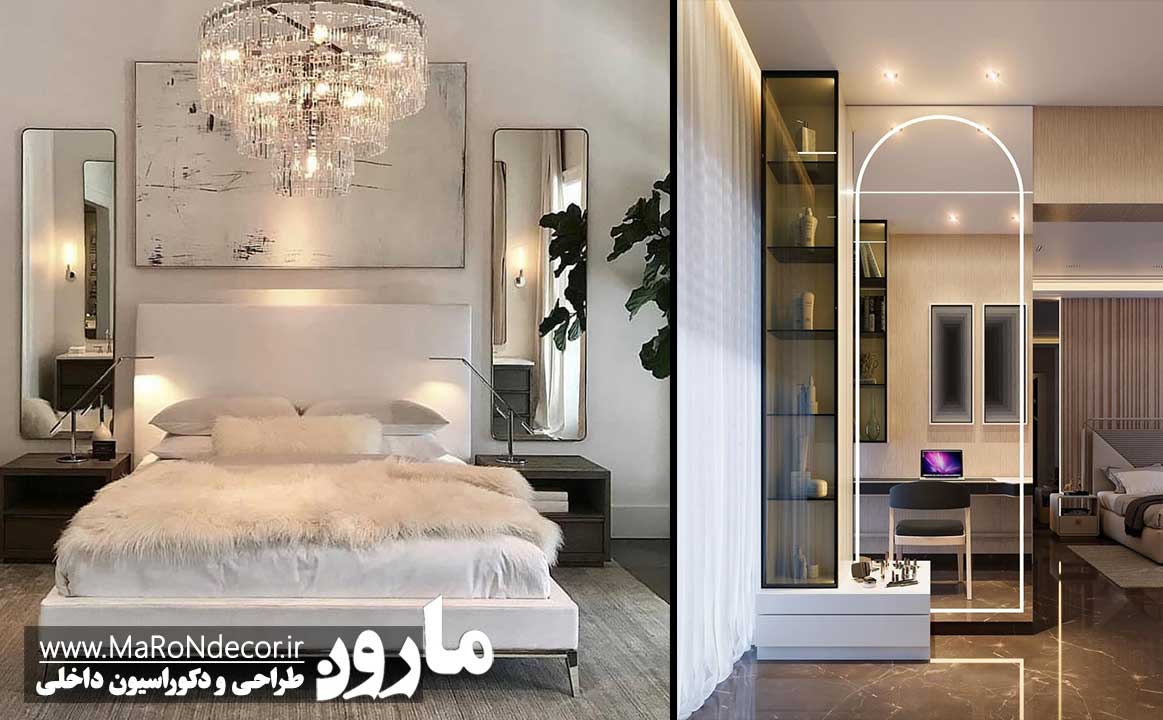 آینه در اتاق خواب