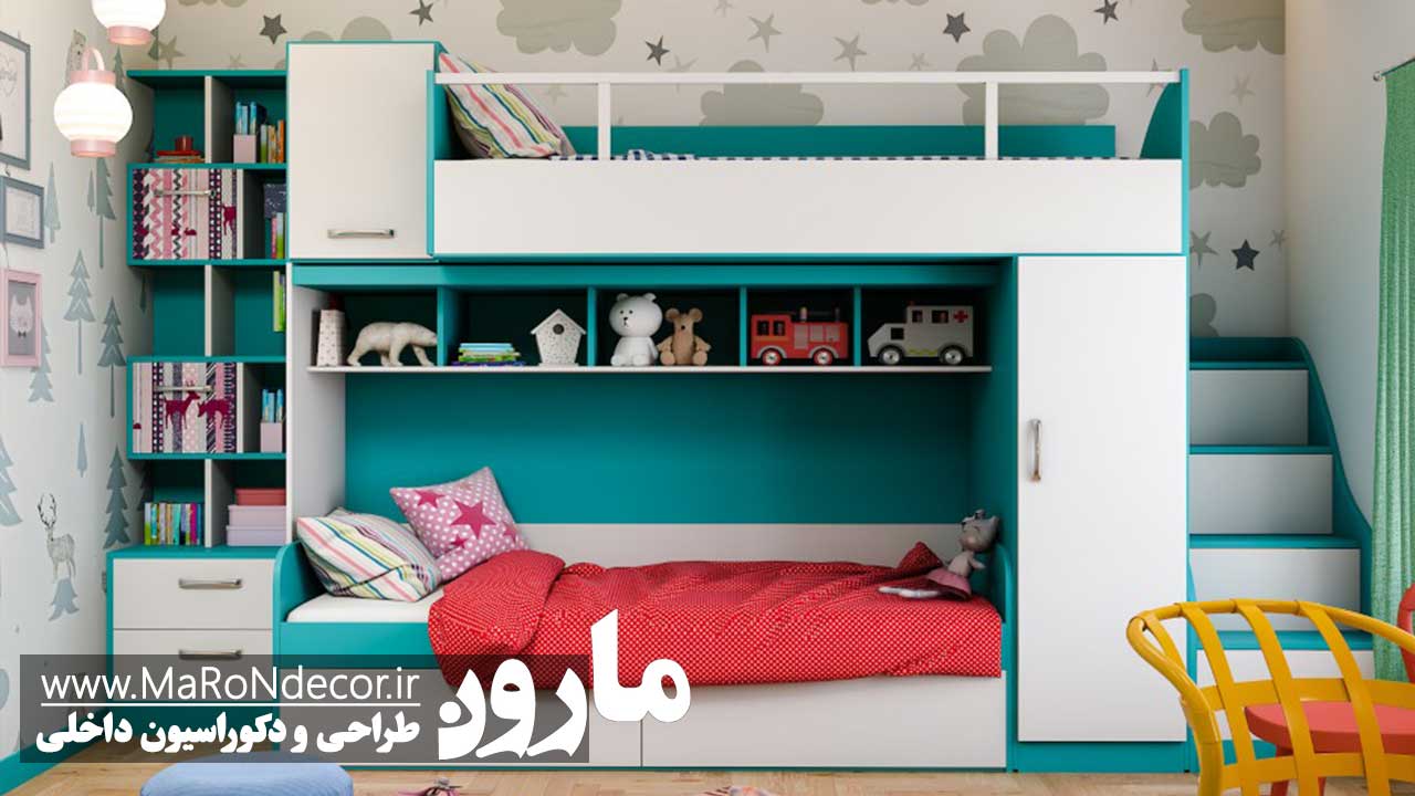 طراحی دکوراسیون اتاق خواب کودک